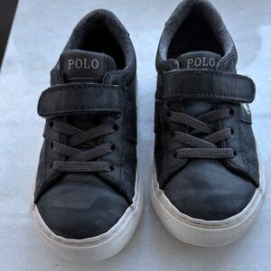 Polo by Ralph Lauren Kids Multi Tonal Gray Sneakers